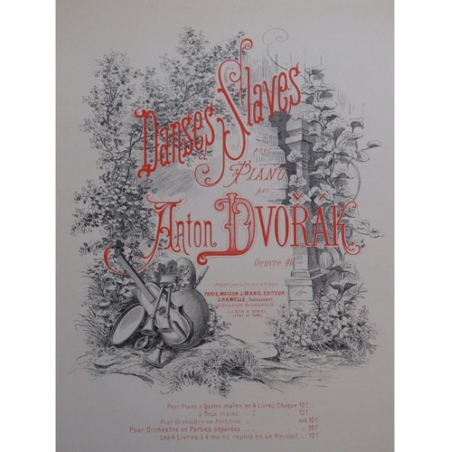 Dvorak anton danses - danses, op