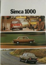 Brochure SIMCA 1000 LS / GLS