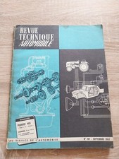 revue technique PEUGEOT 403 Sept diesel Indenor Evolution 1960 1962 Rta