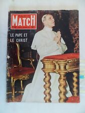 PARIS MATCH N°347 03/12/1955 PIE XII PAOLA MARI GUITRY LACHENAL LOLLOBRIGIDA  