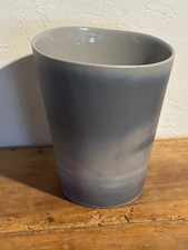 Vase de Vianne verre et céramique tons de gris H 23 cm