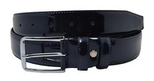  ceinture en cuir véritable en vernis brillant homme et femme élégante avec c...