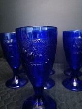 Rare Lot de 9 verres motifs