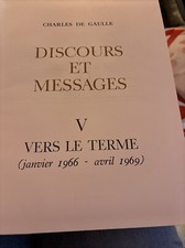 Charles de Gaulle Discours Et Message Tome 5