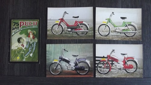Carte publicitaire moto puch - carte,