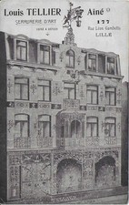 LILLE - 59  :  SERRURERIE D'ART - LOUIS TELLIER