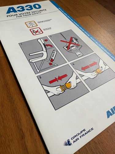 Air inter a330 safety - a330, card