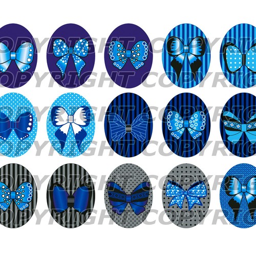 Images digitales cabochons - 60,
