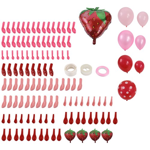 Arche ballons aux fraises - aux,