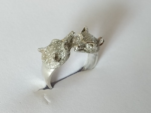 Ancienne bague argent massif - bague, 2