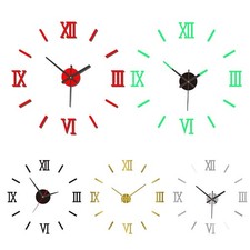 Horloge Murale Décorative Silencieuse Acrylique avec Taille et Design Personnal