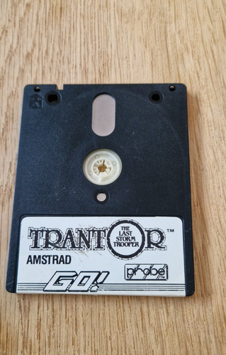 Jeu disquette amstrad trantor - disquette,