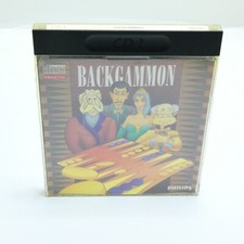 BACKGAMMON CONSOLE JEU CDI PHILIPS COMPACT DISC INTERACTIVE COMPLET AVEC NOTICE