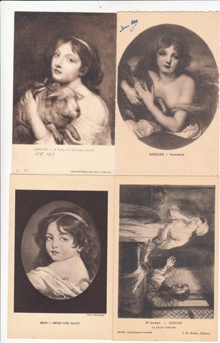 Lot old postcards - old, museum