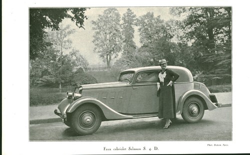 Publicité ancienne voiture