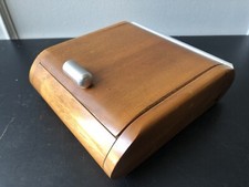 Vintage Ancienne Boîte à Cigarettes Cigares ERMOND 1950 1960 Bois Accordéon