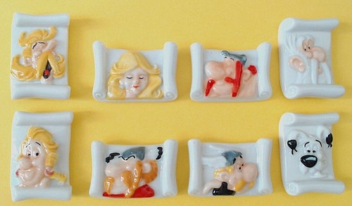 Feves asterix parchemin - feves,