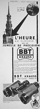 PUBLICITÉ 1935 KRAUSS BBT