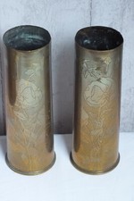 2 Anciennes DOUILLES OBUS