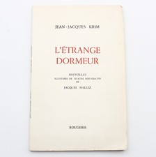 JEAN-JACQUES KIHM - L'ÉTRANGE DORMEUR - Ed. ROUGERIE 1979