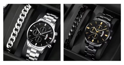 Montre homme acier inoxydable - montre,