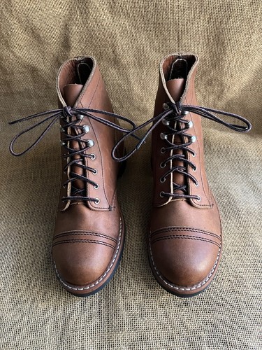 Bottes cuir marron harnais - bottes,
