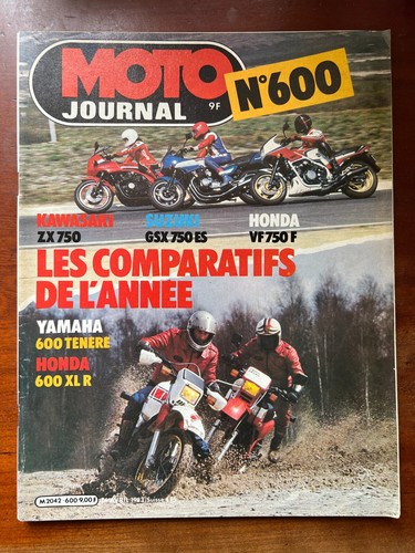 Moto journal 600 du - moto, n°600