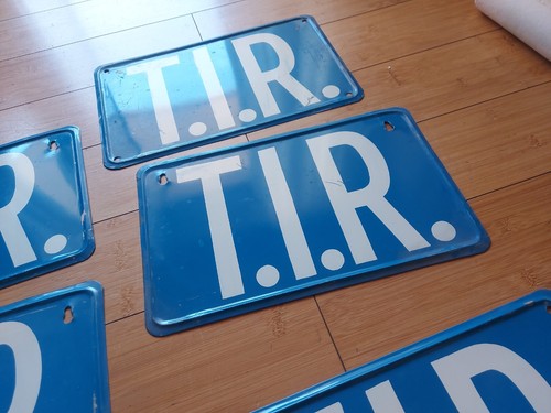 Plaque tole camion ti r - en,