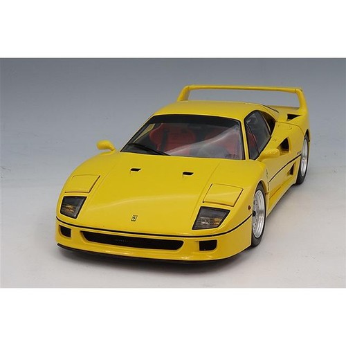 Kyosho ferrari f40 yellow - yellow, 1/18