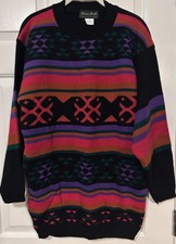 Vtg Dana Scott Aztec Geometric