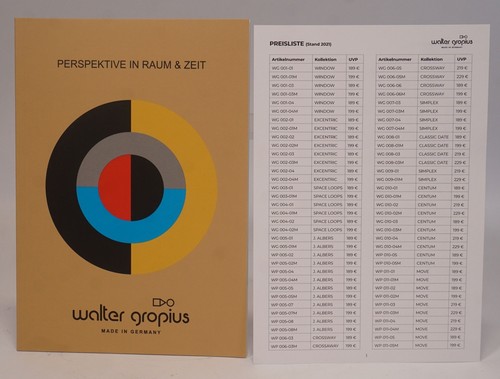 Walter gropius catalogue 100 - gropius,