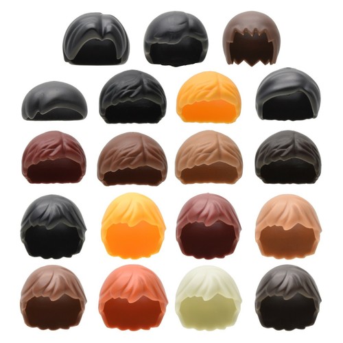 Playmobil perruque cheveux - cheveux, |
