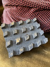 Ancien Tampon Bois Pour Tissus Broderie Soierie Lyon  Objet De Métier