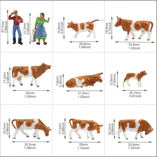 Pièces animaux de ferme - pièces,