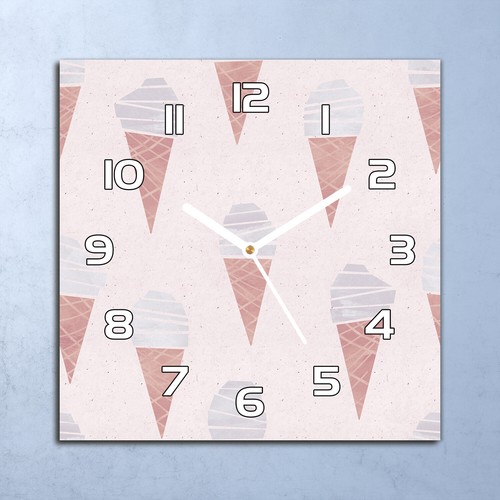 Horloge murale design verre - horloge,