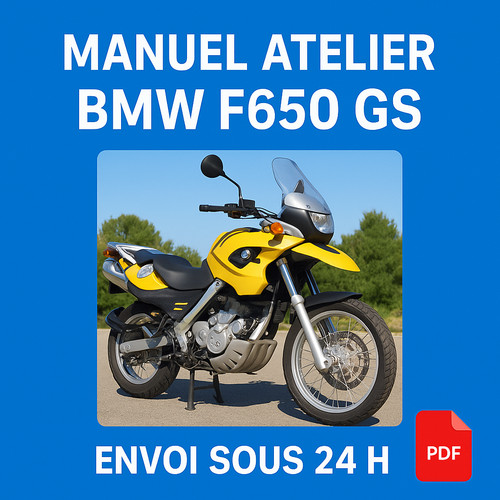 Manuel atelier bmw - f650, gs
