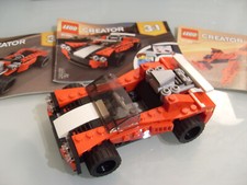 Lego Creator 31100 Sports Car Voiture De Sport Avion 3 En 1 Set Complet