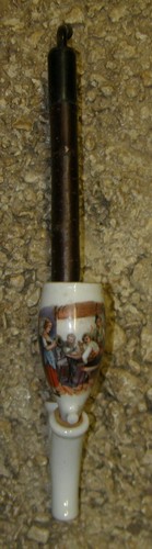 Pipe porcelaine allemande - porcelaine,