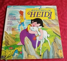 3 Aventure De Heidi/Raconte Par Marie Christine Barrault/ Livre Disque 33 Tours