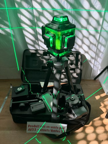 Green laser level - 4d,