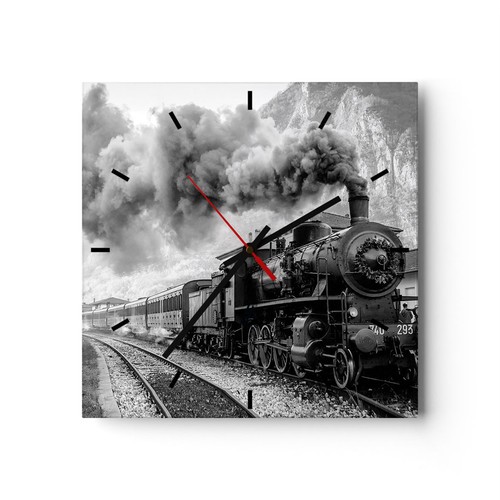 Horloge murale verre - en,