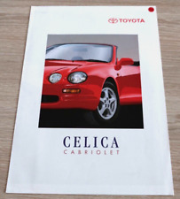 ? Brochure Automobile 1995 TOYOTA CELICA CABRIOLET Catalogue Pub Prospekt Sales