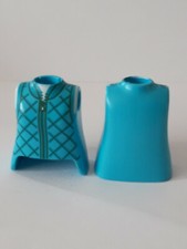 Playmobil lot 2 bustes de personnage femme city life maison custom création