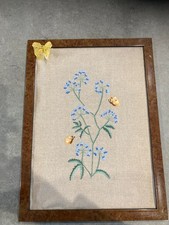 tableau en broderie main