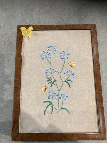 Tableau broderie main - en,