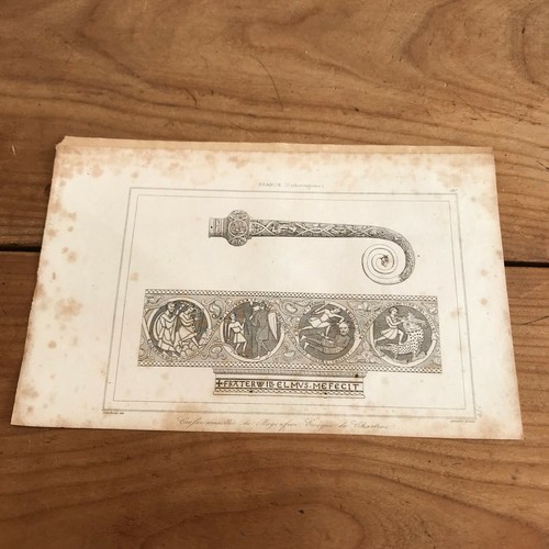 Gravure 19eme n671 france - 19eme,