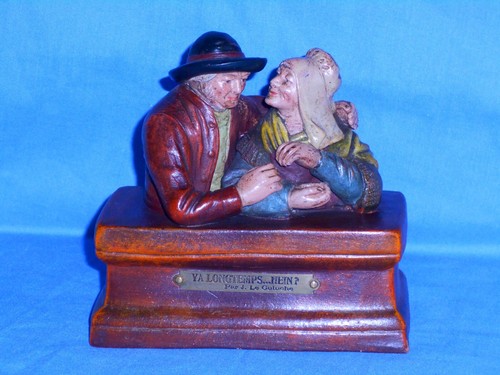 Sculpture terre cuite bord - terre,