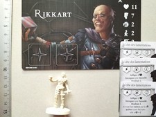 RIKKART MAGE  MINIATURE+CARTE FRANC./BLACK ROSE WARS RENAISSANCE /G551