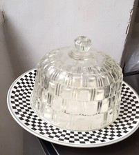 Cloche à fromage en verre