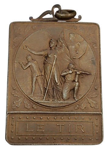 Médaille plaquette bronze - médaille, en